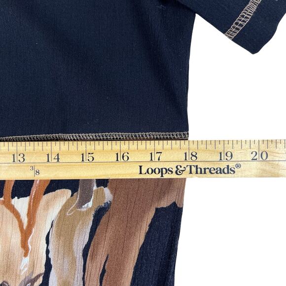 Vintage 90s Safari Print Maxi Dress M | Boho African Animal Zebra Giraffe Rayon - Picture 11 of 13